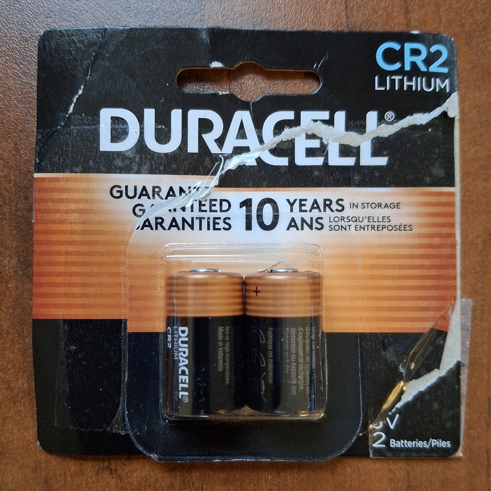 Duracell CR2 Lithium Batteries